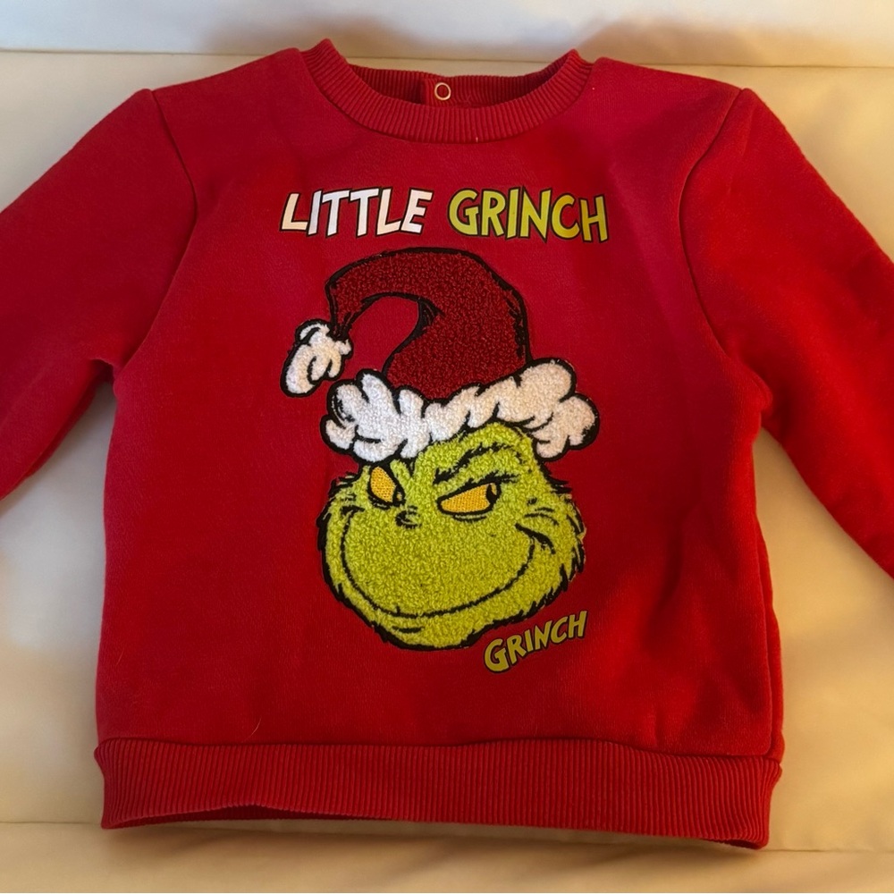 Little Grinch Kids Sweatshirt